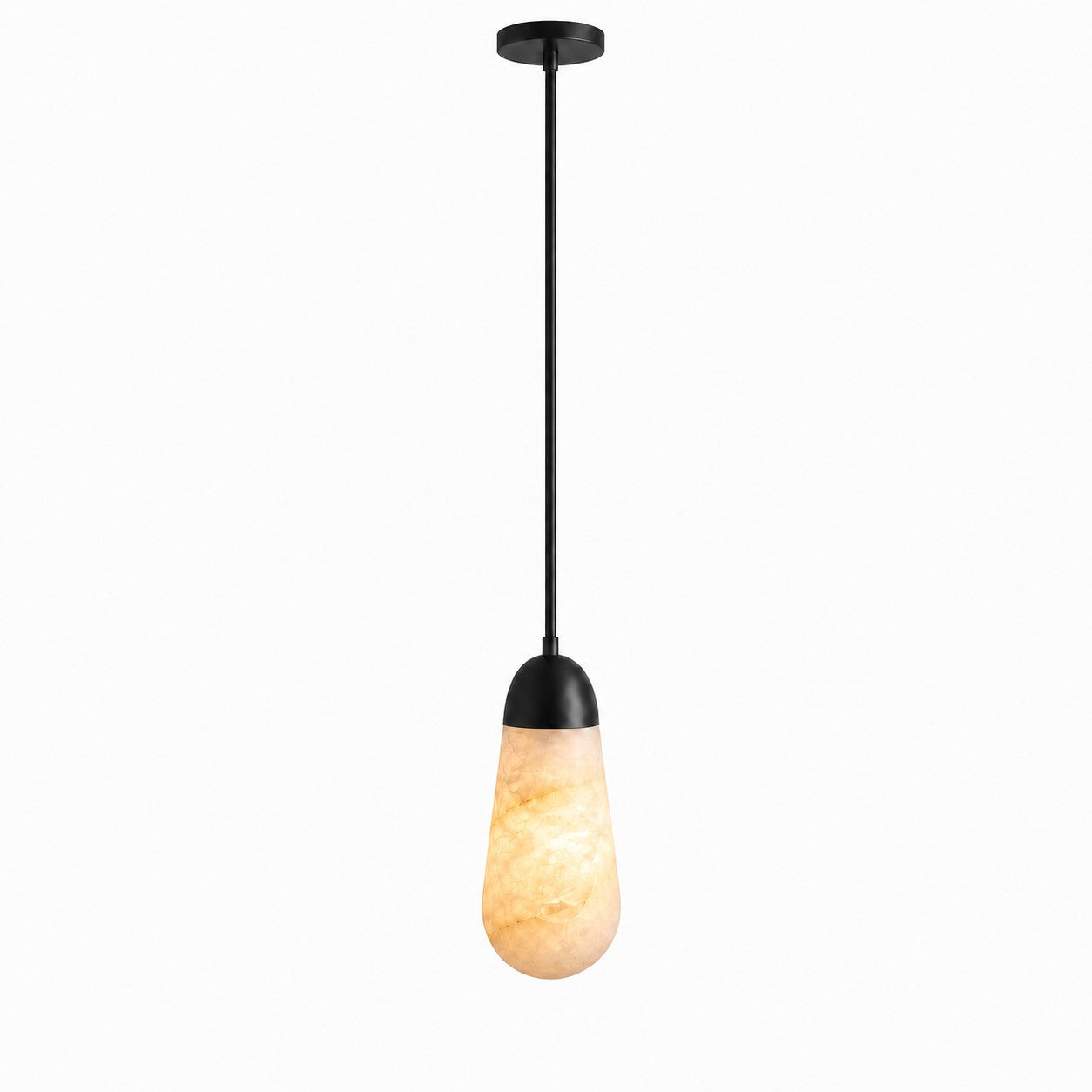 Slim Drop Alabaster Pendant Lamp