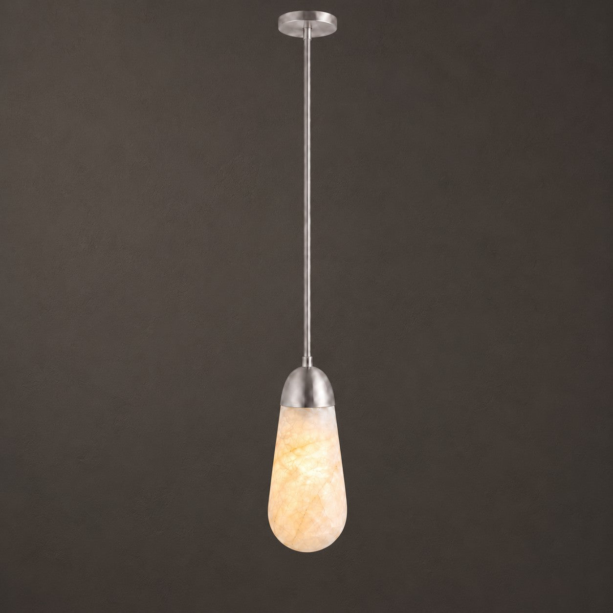 Slim Drop Alabaster Pendant Lamp