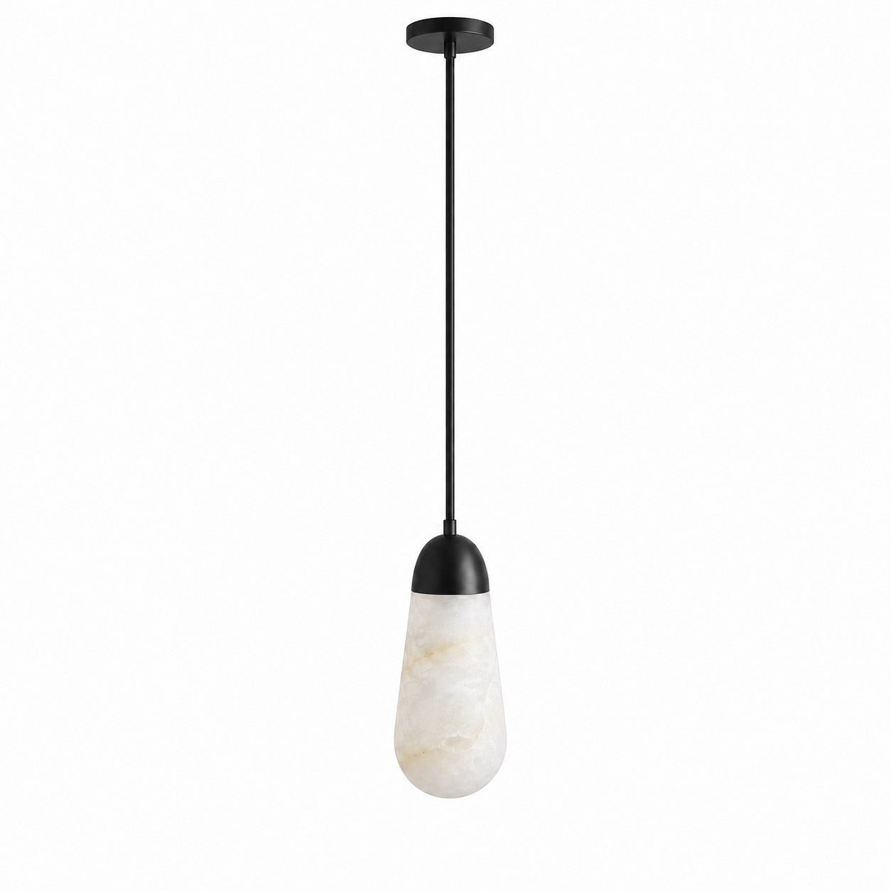 Slim Drop Alabaster Pendant Lamp