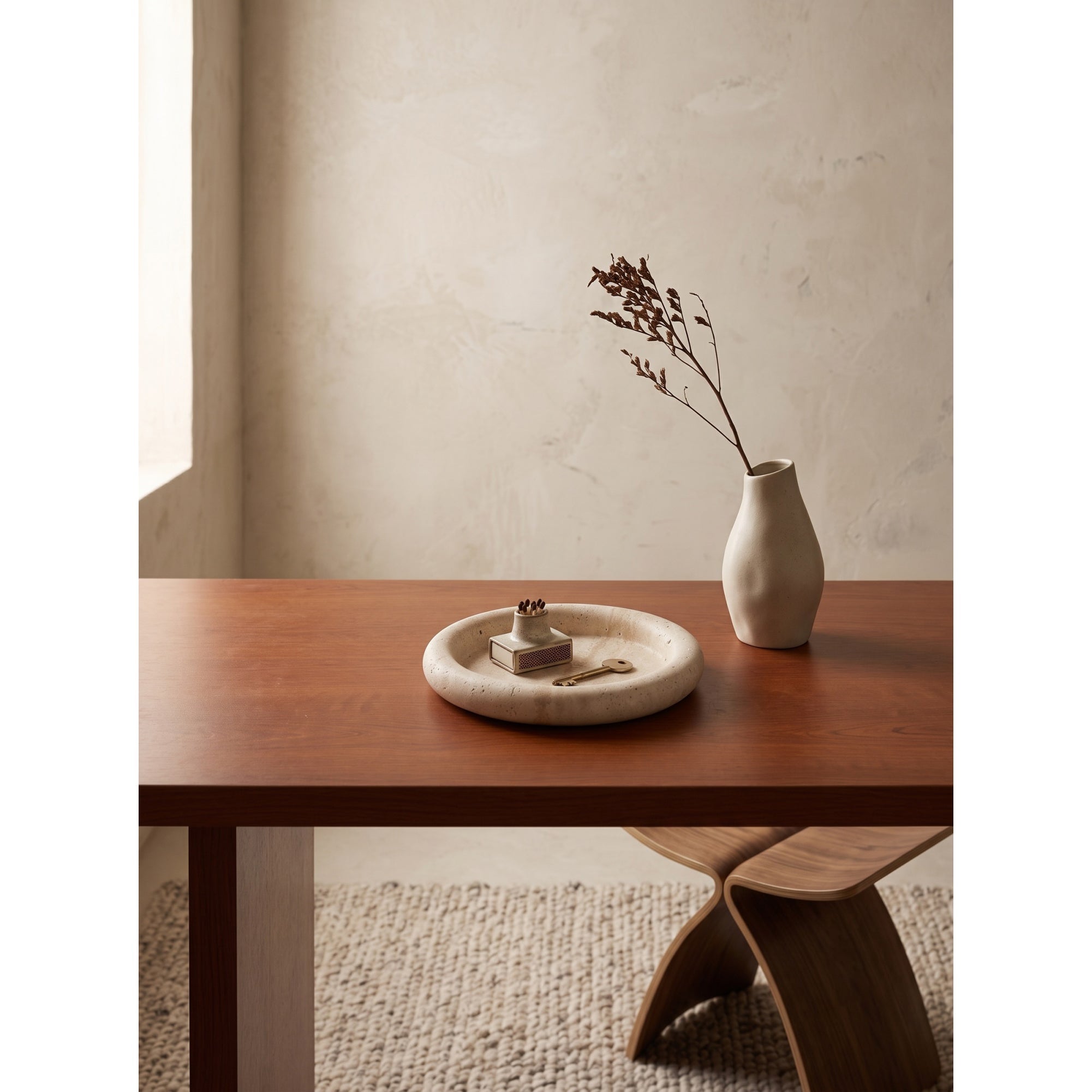Round Stone Catchall Tray