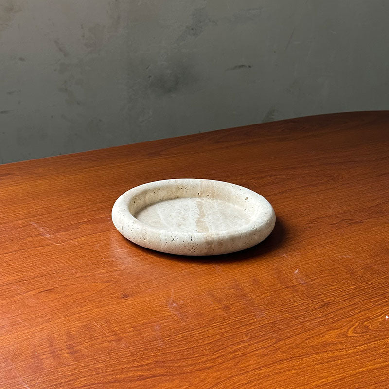 Round Stone Catchall Tray