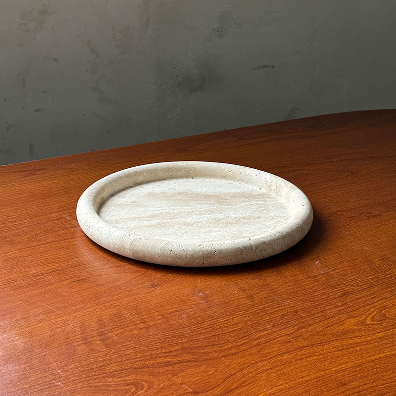 Round Stone Catchall Tray