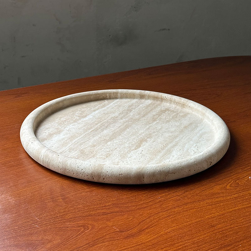 Round Stone Catchall Tray
