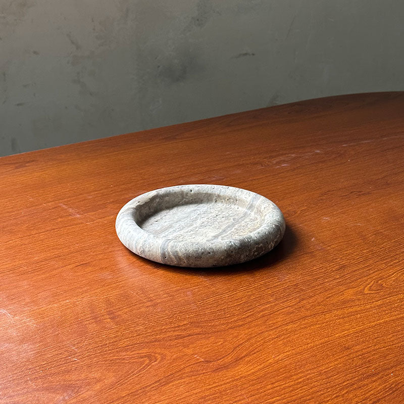 Round Stone Catchall Tray