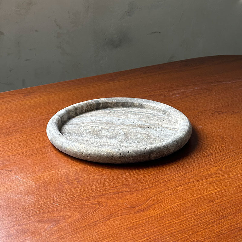 Round Stone Catchall Tray