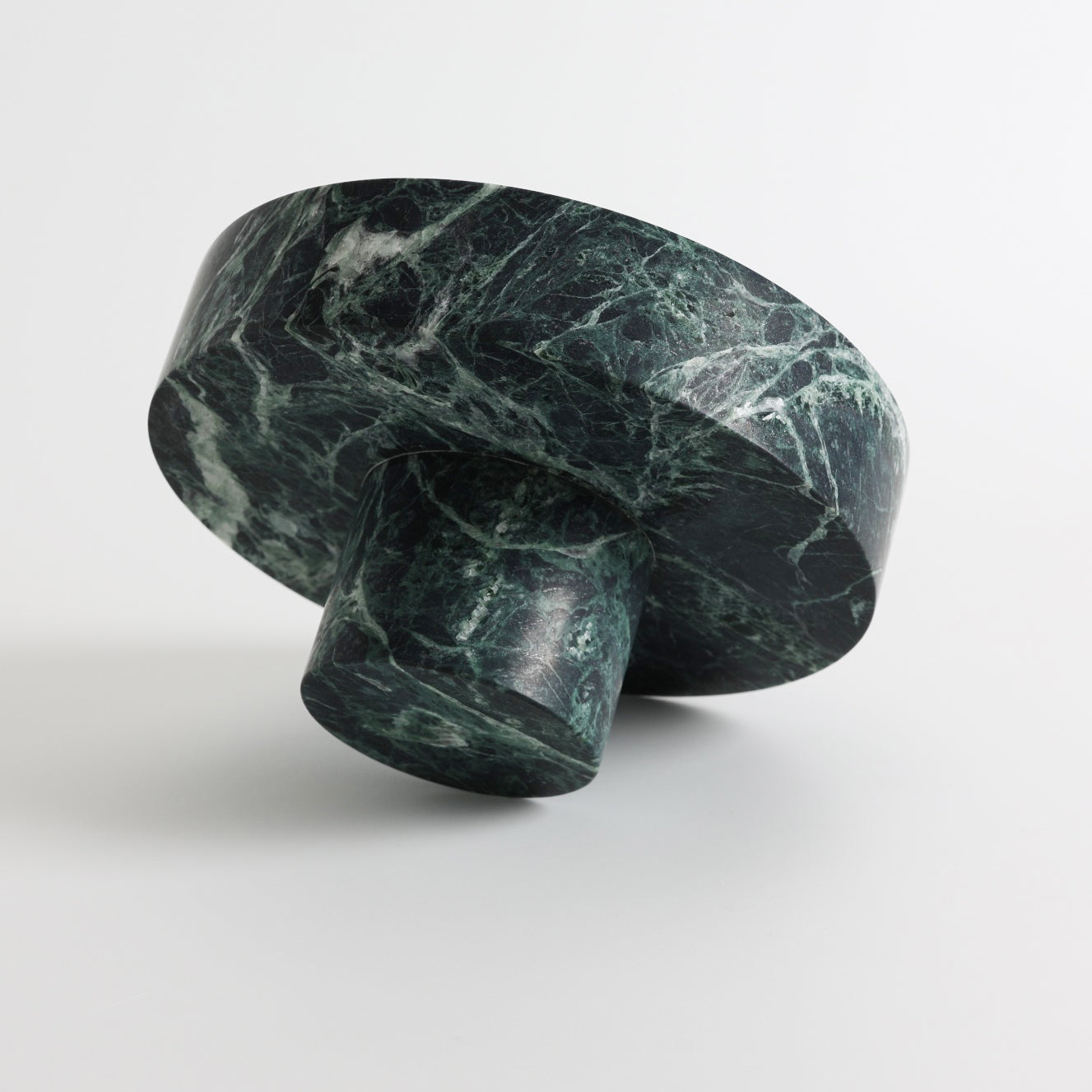 Footed Marble Pedestal Bowl