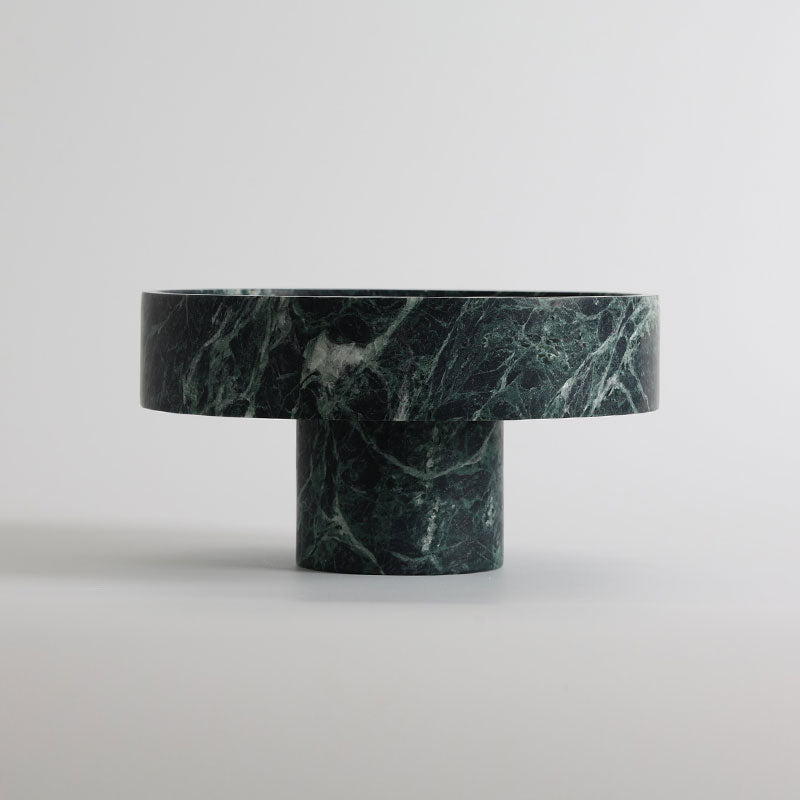 Footed Marble Pedestal Bowl
