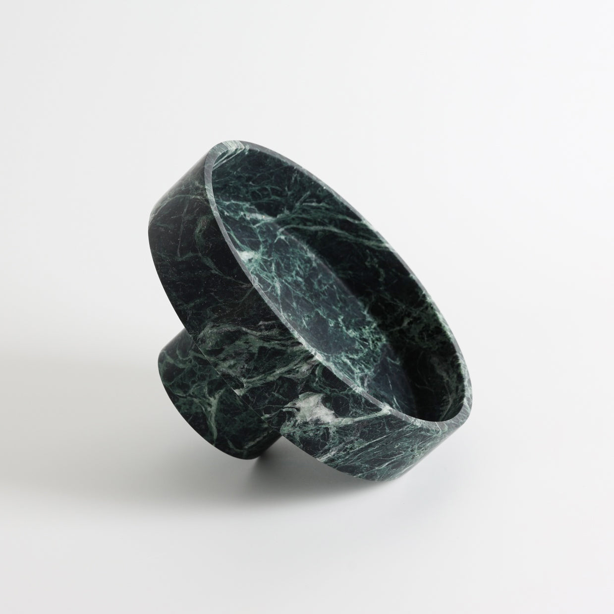 Footed Marble Pedestal Bowl