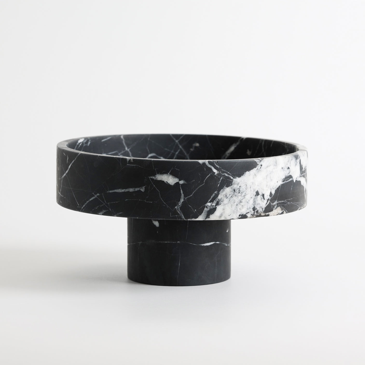 Footed Marble Pedestal Bowl