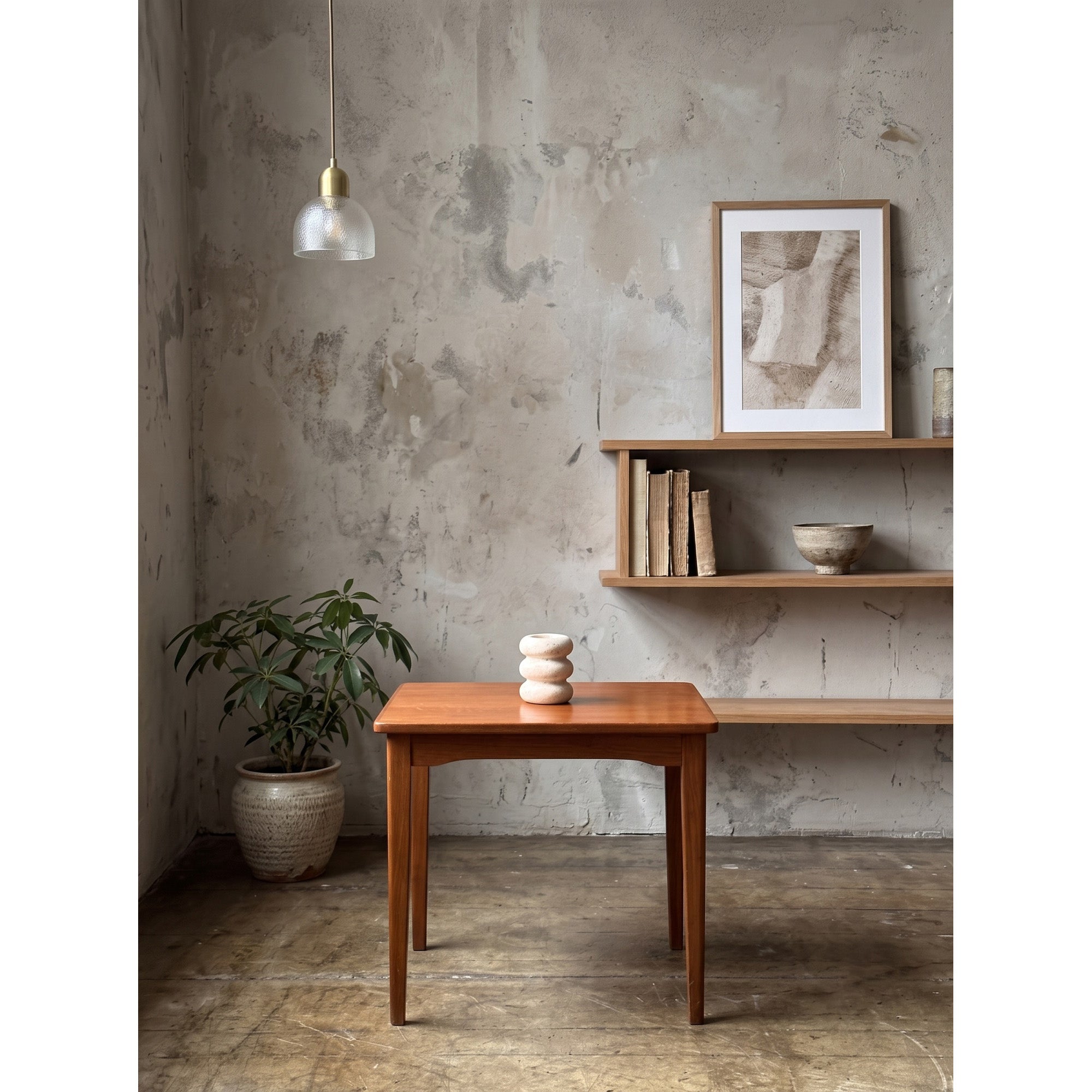 Ribbed Stone Bud Vase