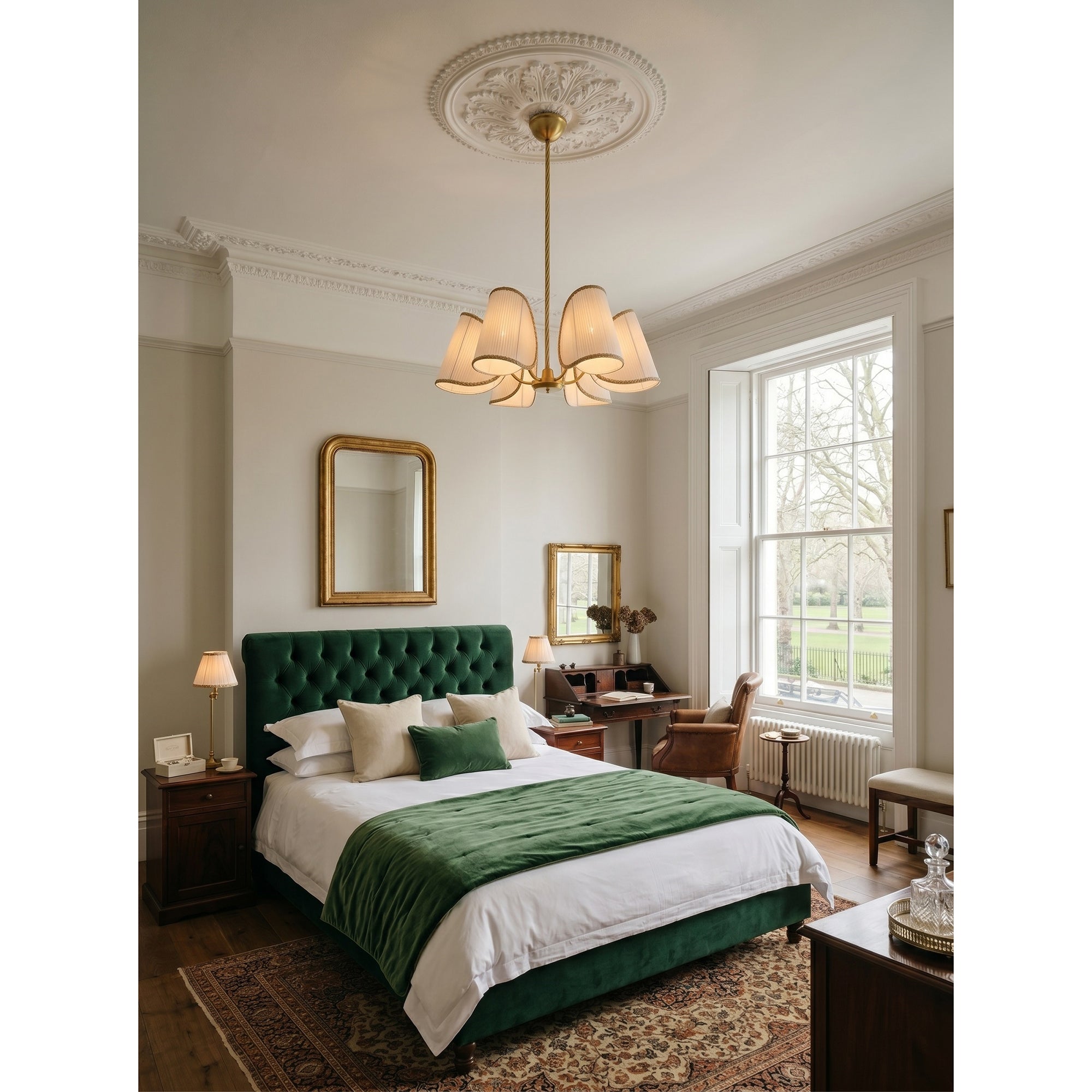6-Light Rope Suspension Chandelier