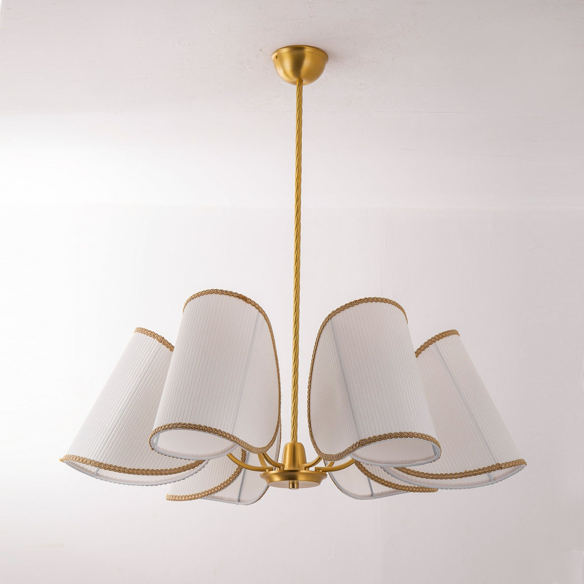 6-Light Rope Suspension Chandelier