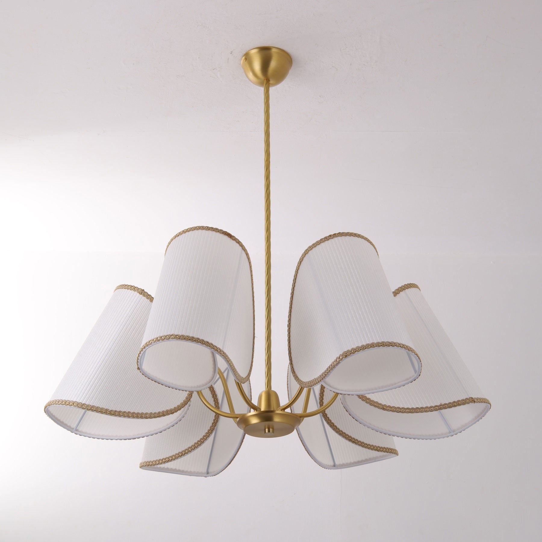 6-Light Rope Suspension Chandelier