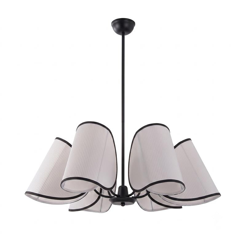 6-Light Rope Suspension Chandelier