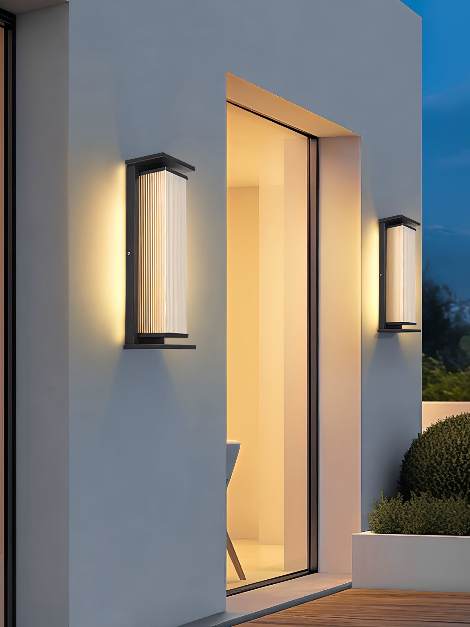 Slim Box Up Down Wall Sconce