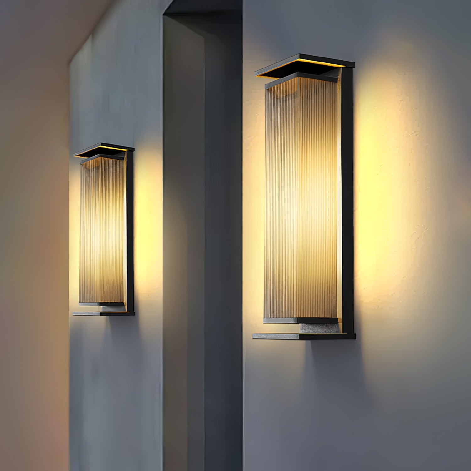 Slim Box Up Down Wall Sconce
