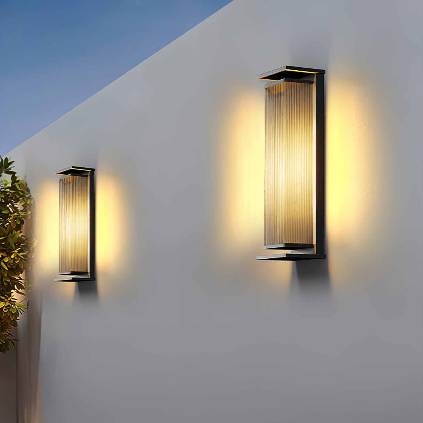 Slim Box Up Down Wall Sconce