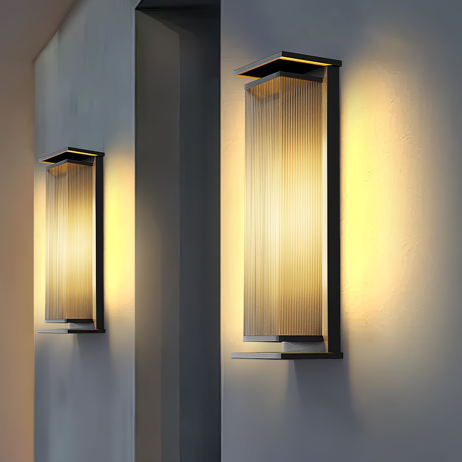 Slim Box Up Down Wall Sconce