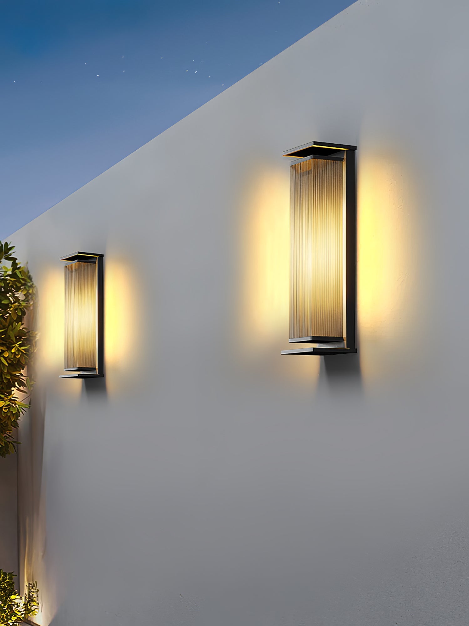 Slim Box Up Down Wall Sconce