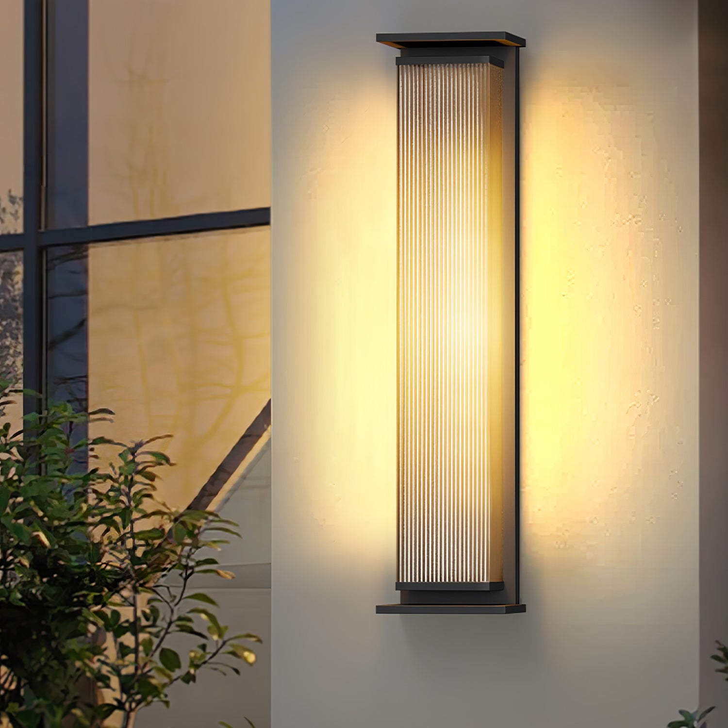 Slim Box Up Down Wall Sconce