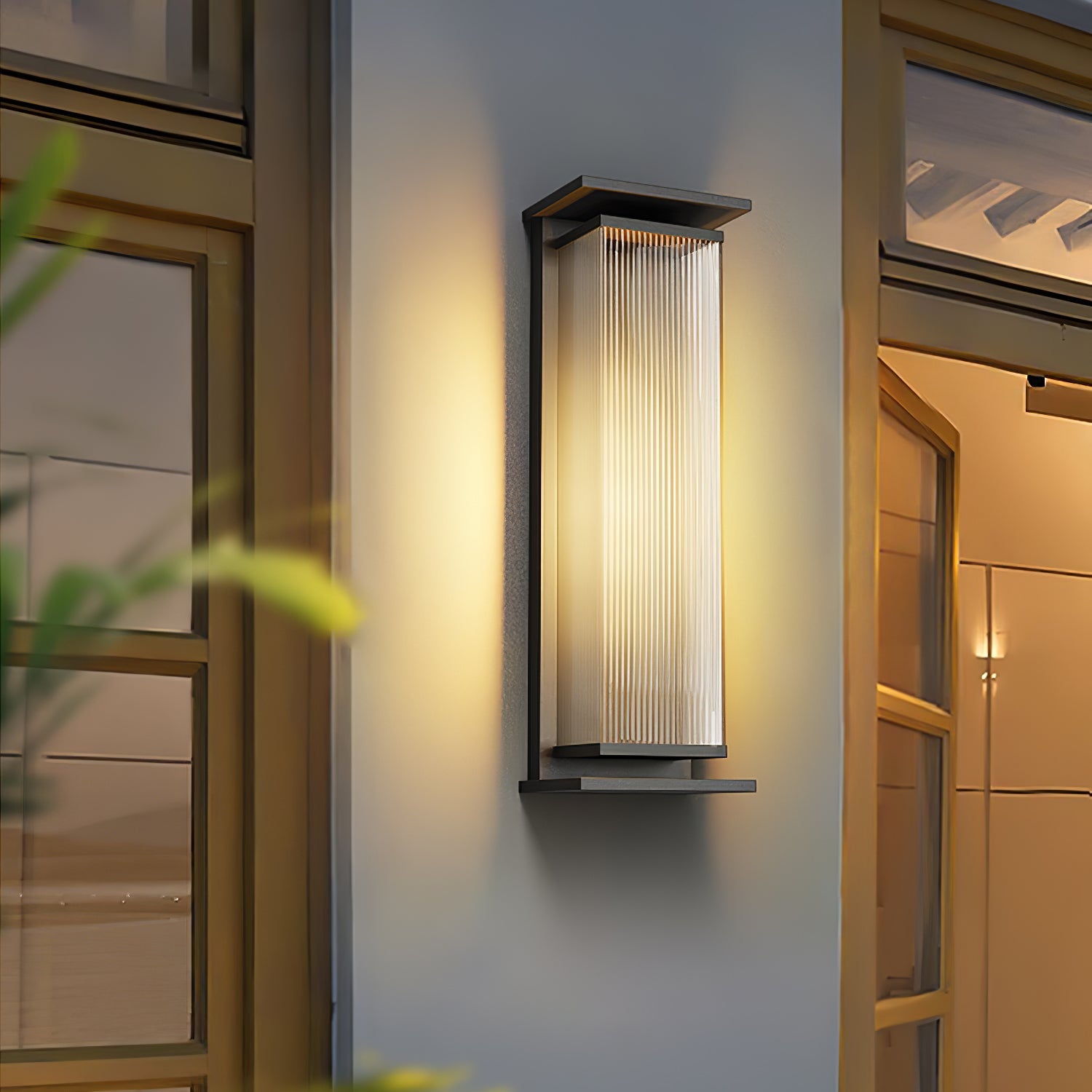 Slim Box Up Down Wall Sconce
