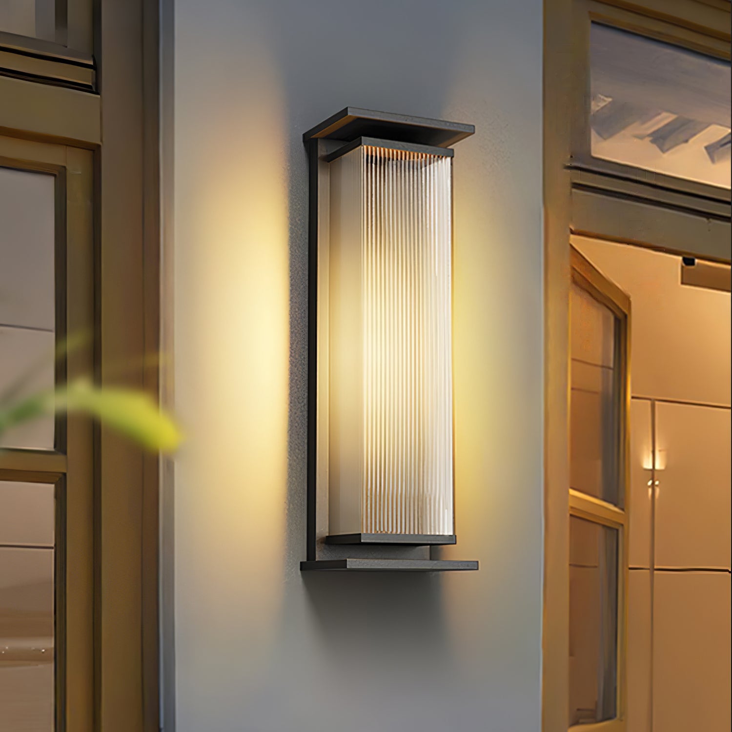 Slim Box Up Down Wall Sconce