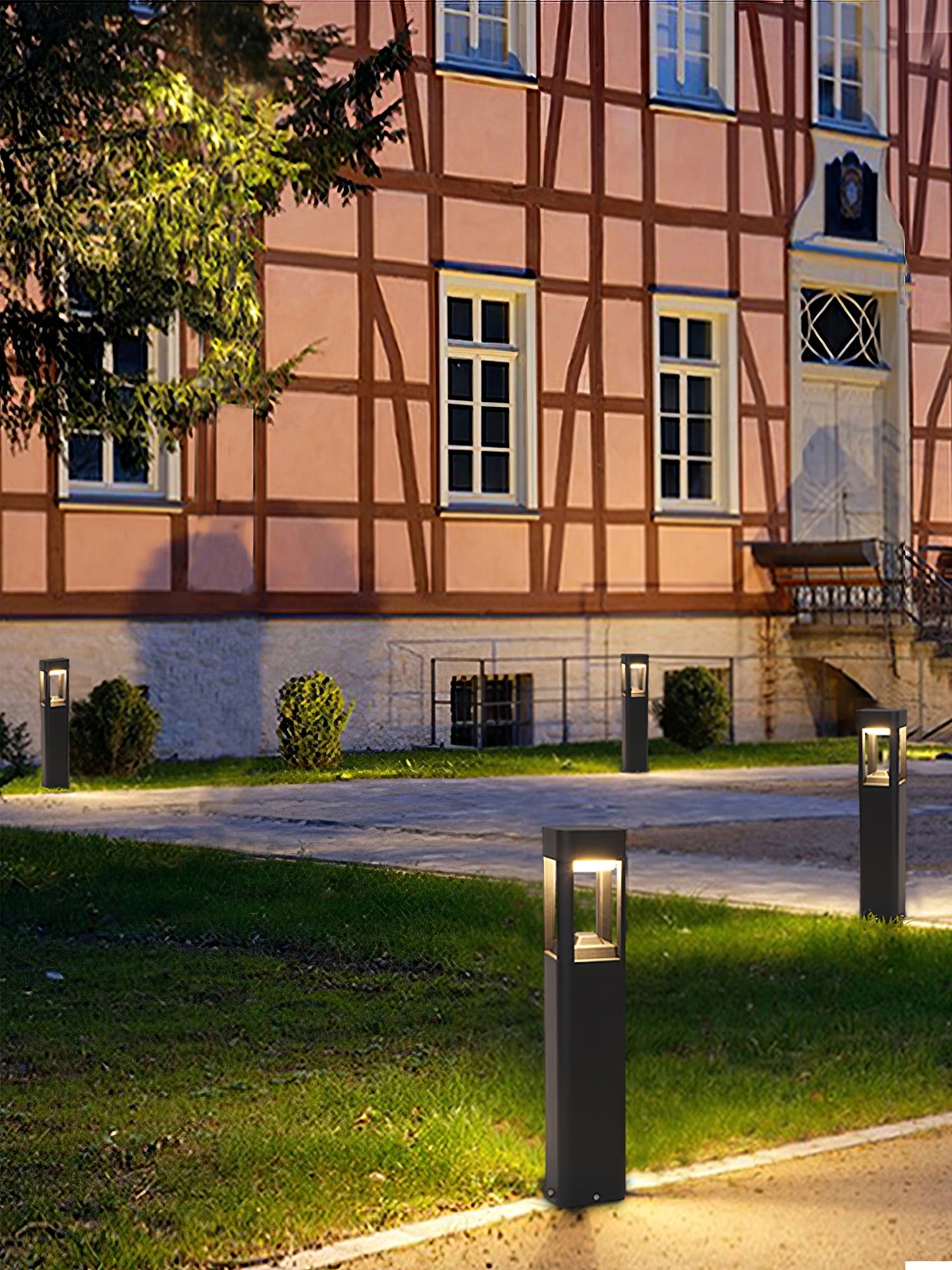 Slim Column Path Bollard