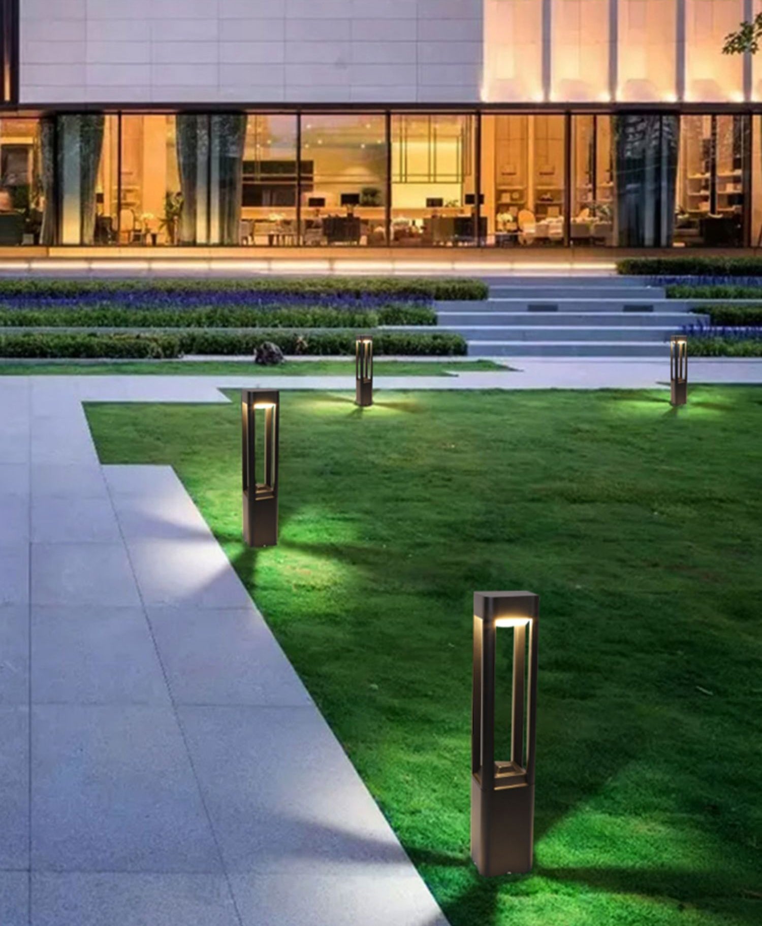 Slim Column Path Bollard