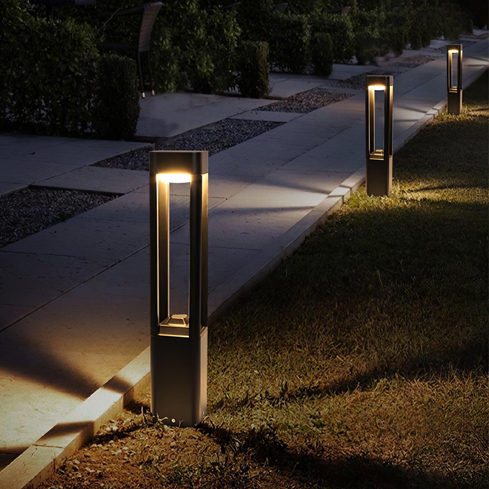 Slim Column Path Bollard