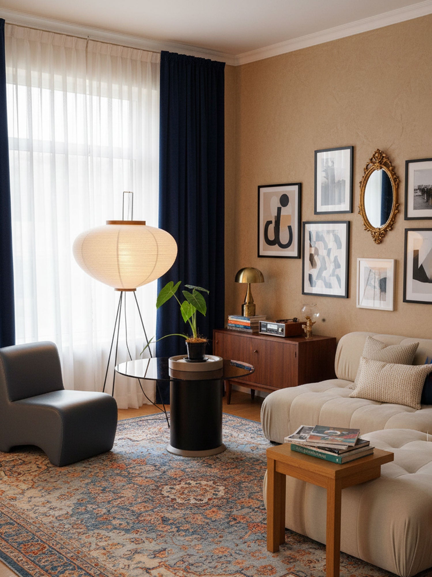 Nagare Mulberry Paper Floor Lamp