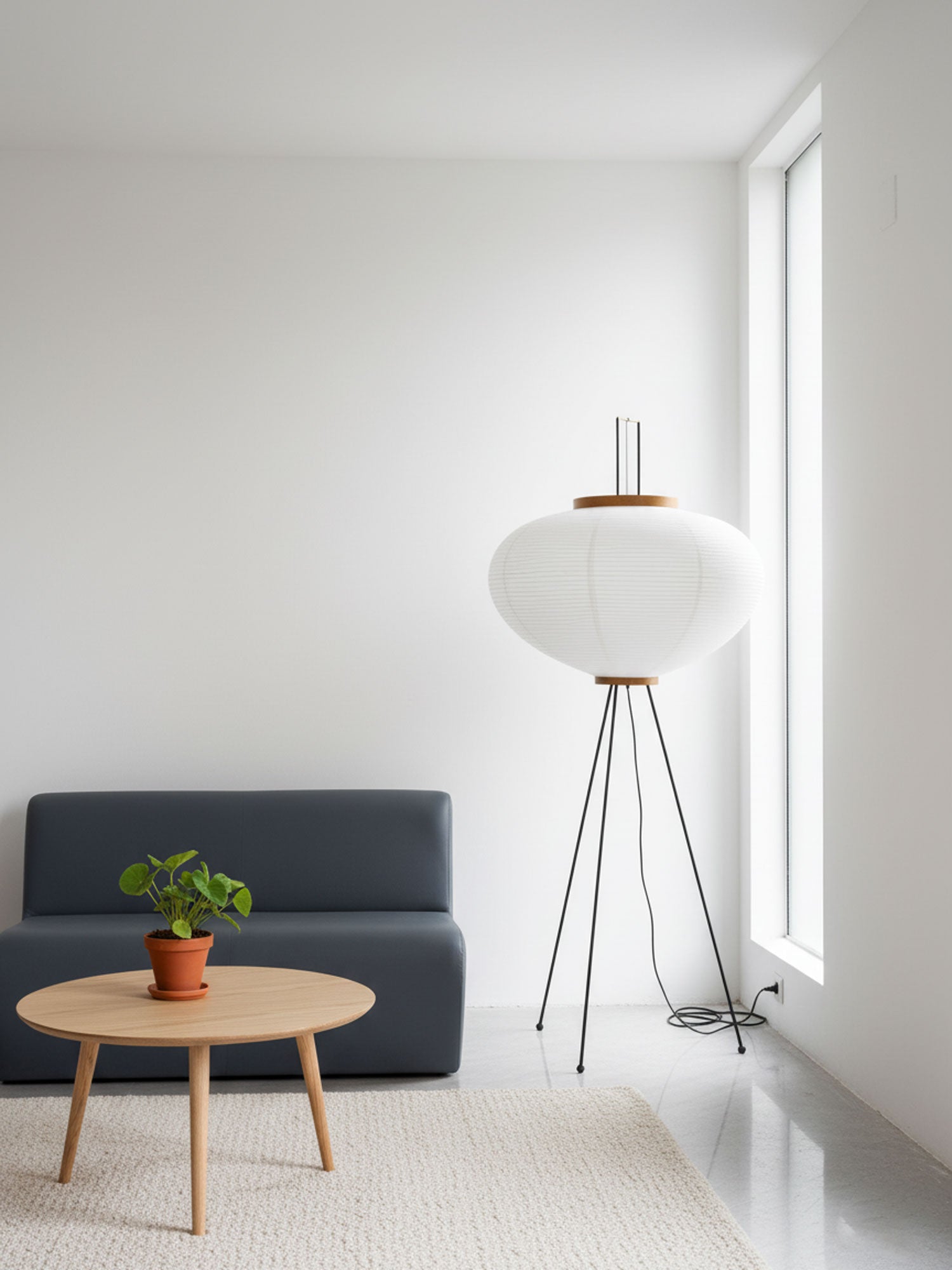 Nagare Mulberry Paper Floor Lamp