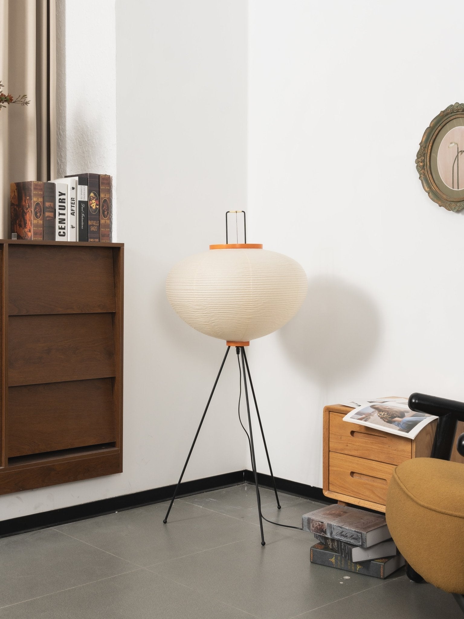 Nagare Mulberry Paper Floor Lamp