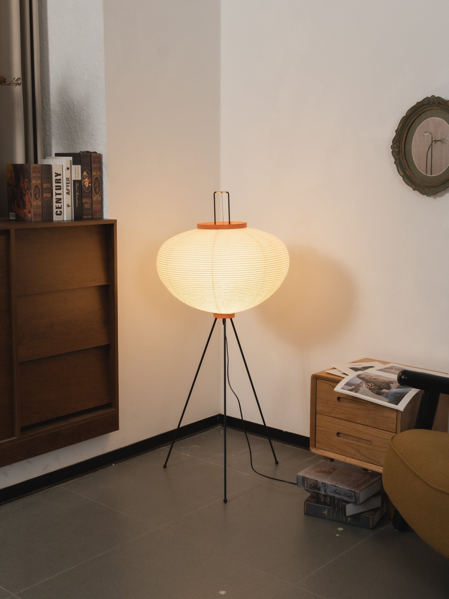Nagare Mulberry Paper Floor Lamp