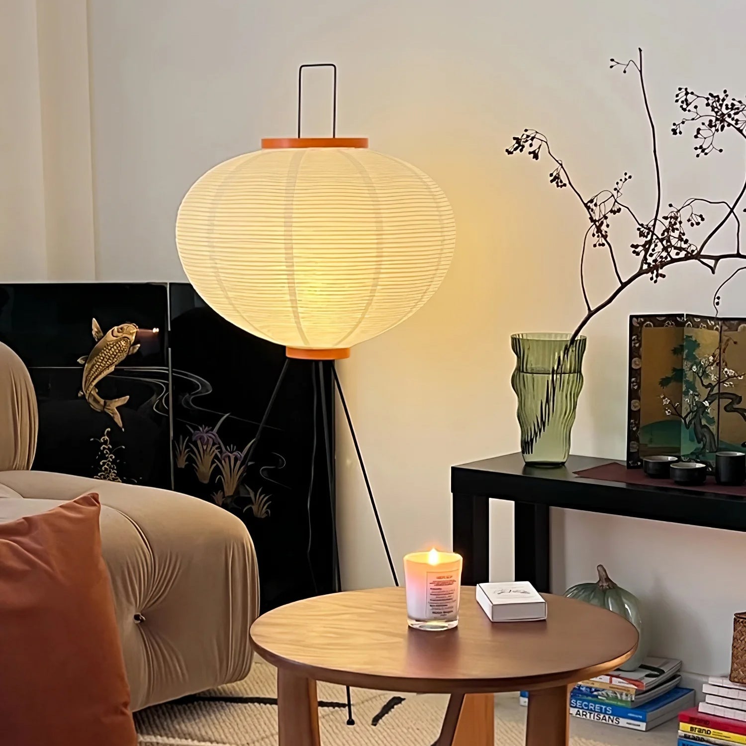 Nagare Mulberry Paper Floor Lamp