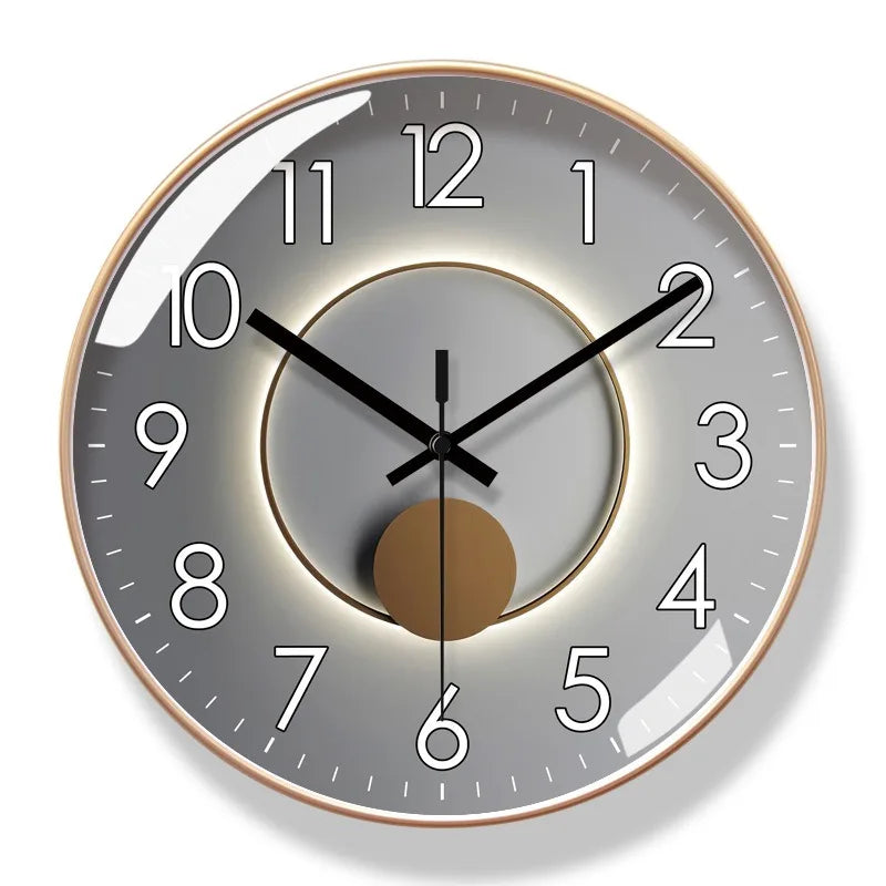 Round Acrylic Silent Wall Clock