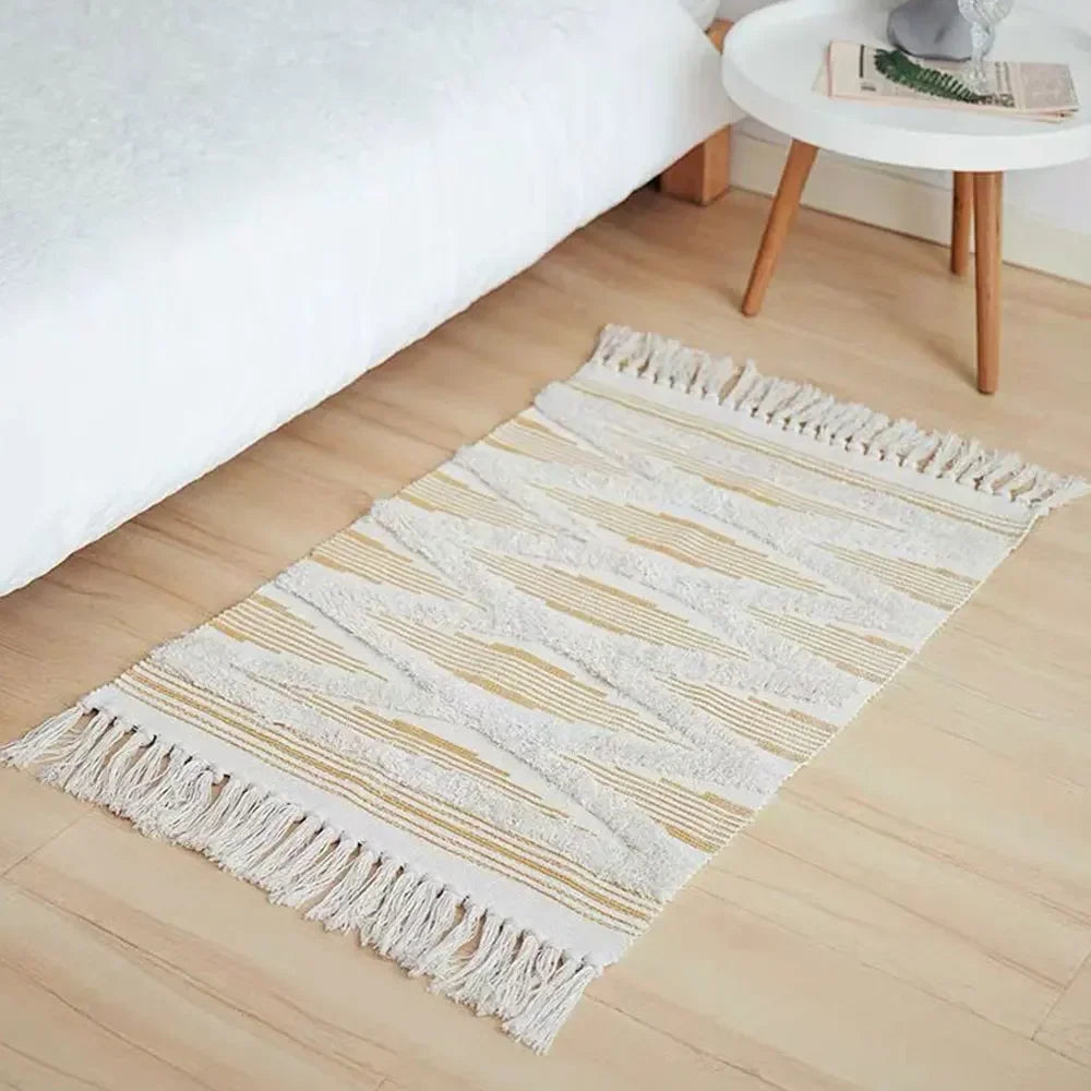 Linea Cotton Tassel Mat
