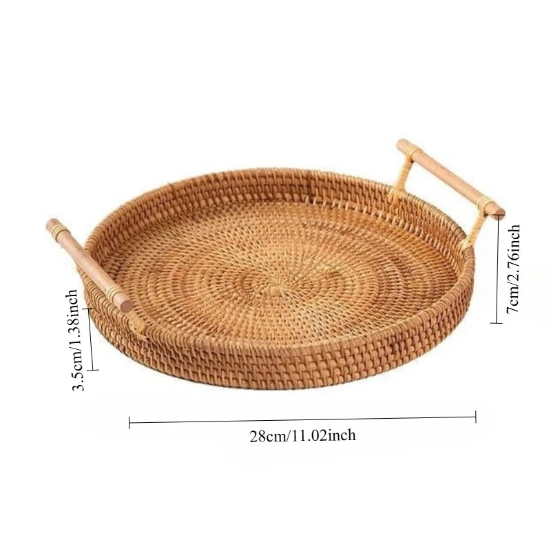 Wicken Handwoven Rattan Tray
