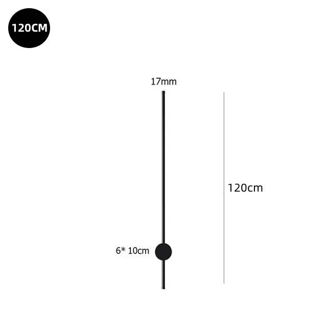 Rotating Outdoor Strip Wall Light