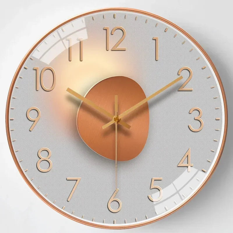 Clear Glass Dial Wall Clock