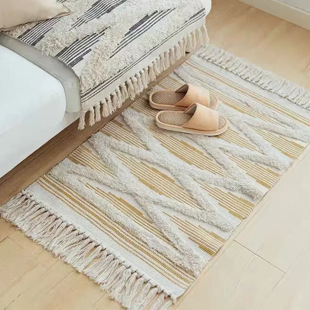 Linea Cotton Tassel Mat