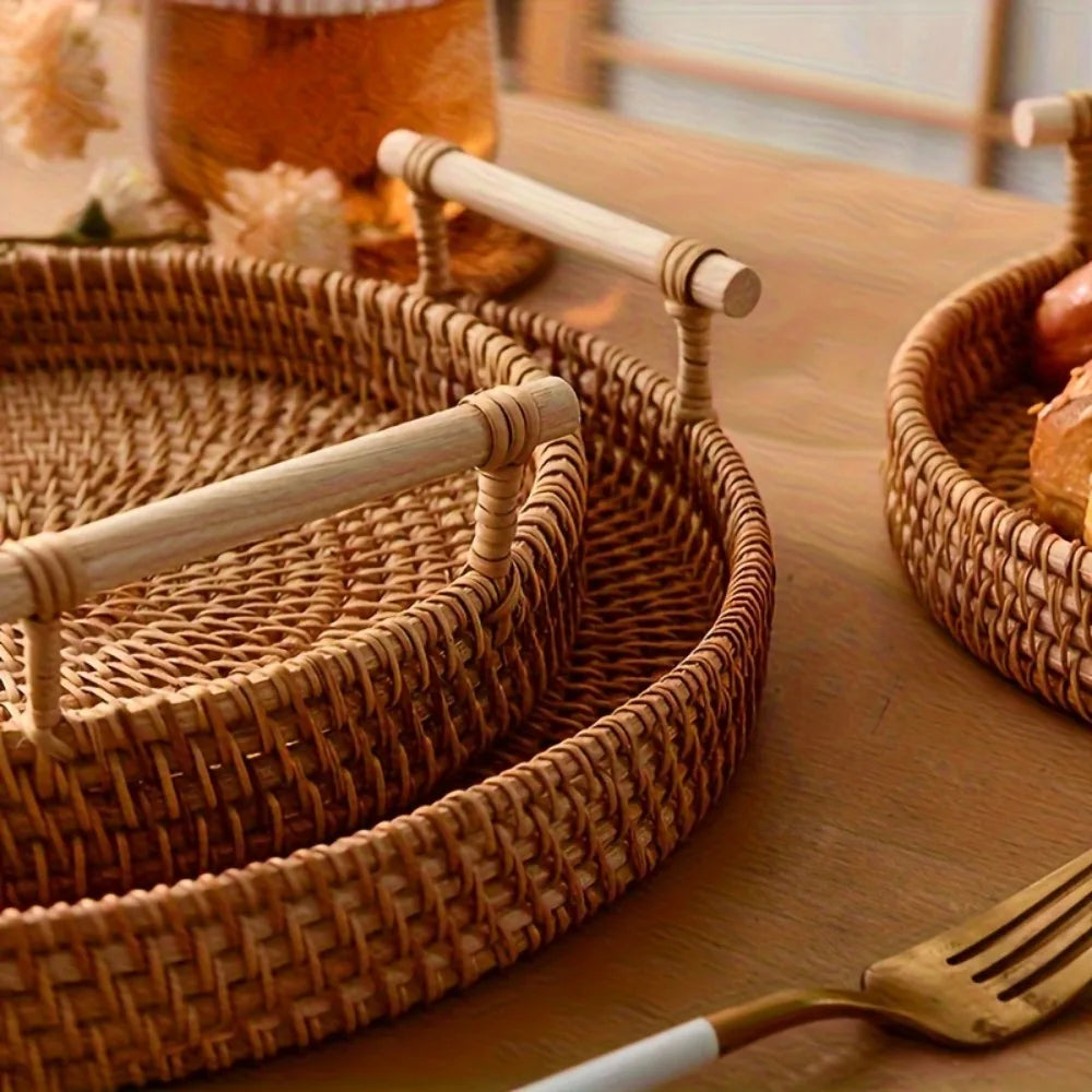 Wicken Handwoven Rattan Tray