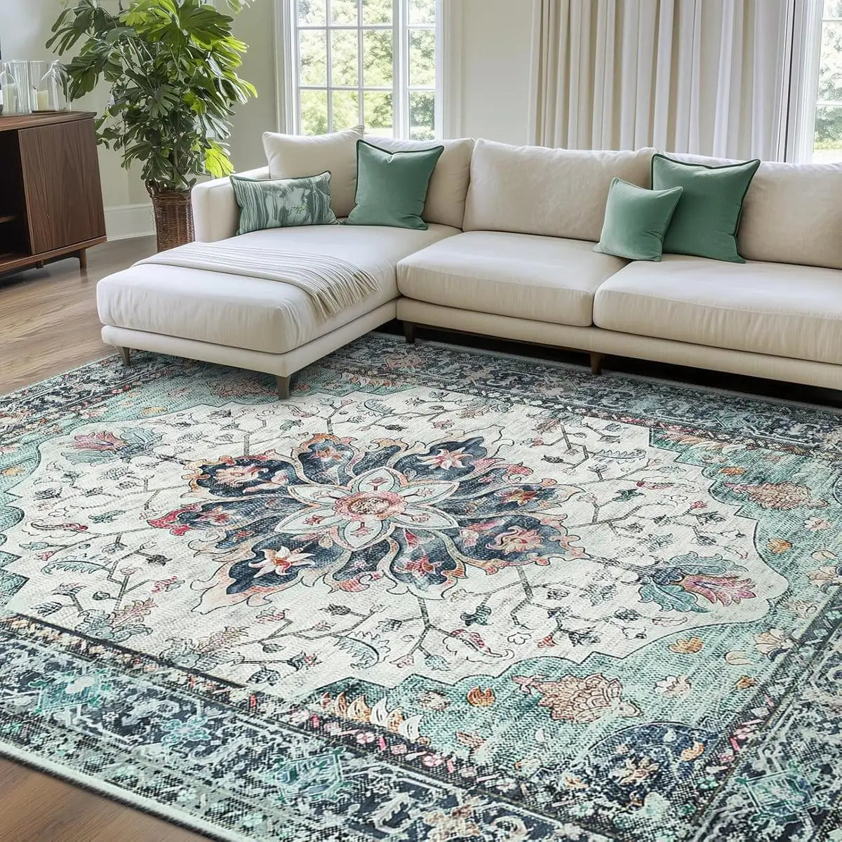 Sahara Bohemian Washable Rug