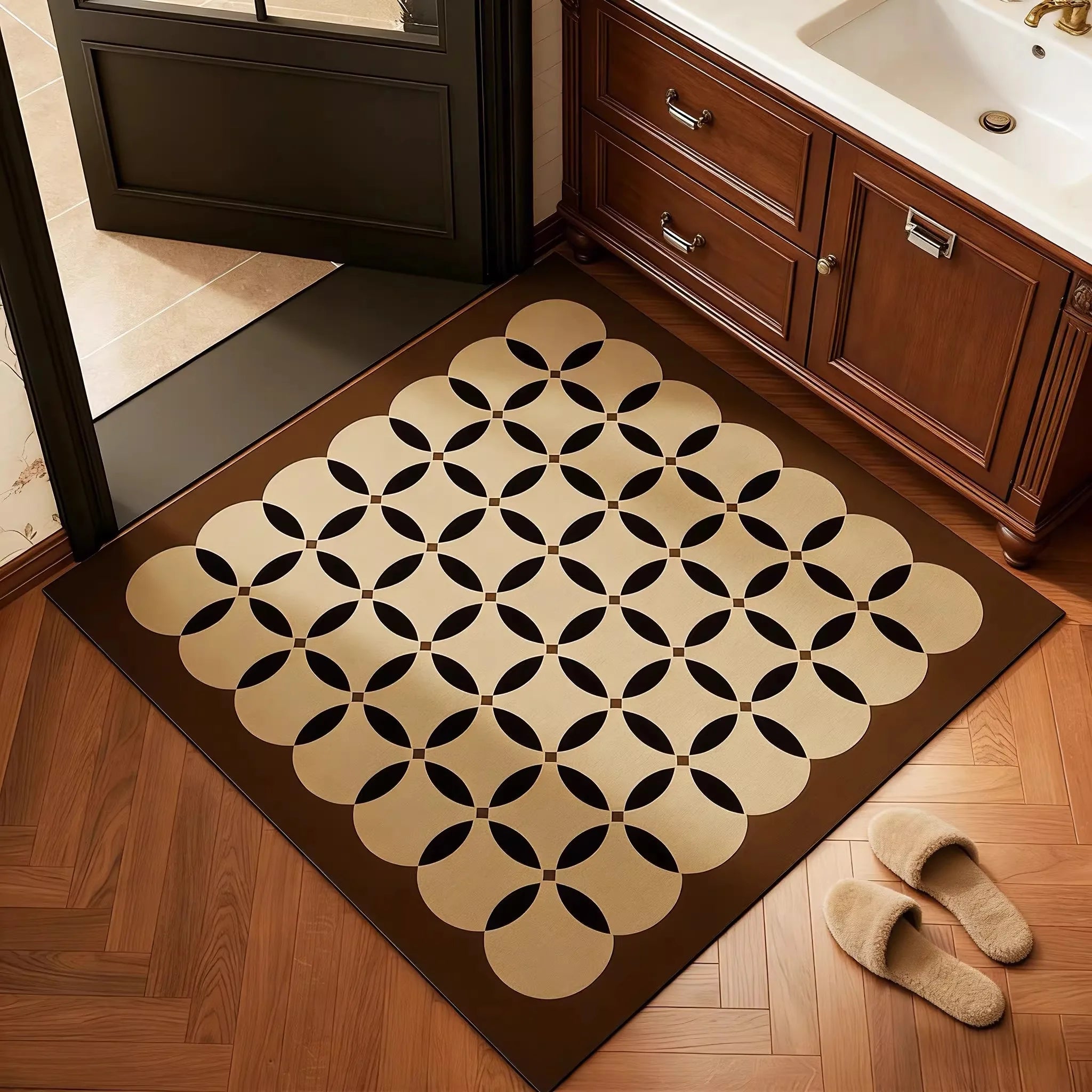 Aster Vintage Geometric Doormat