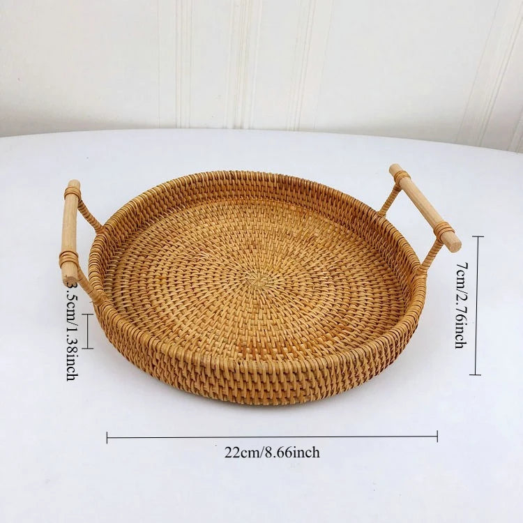 Wicken Handwoven Rattan Tray
