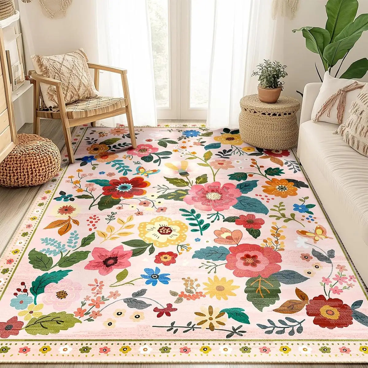 Sahara Bohemian Washable Rug
