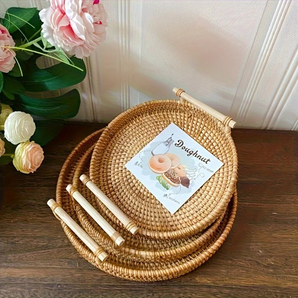 Wicken Handwoven Rattan Tray