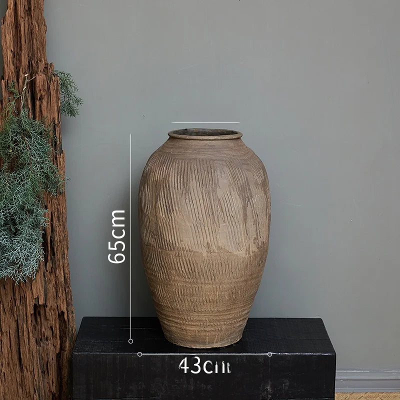 Sienna Large Terracotta Vase