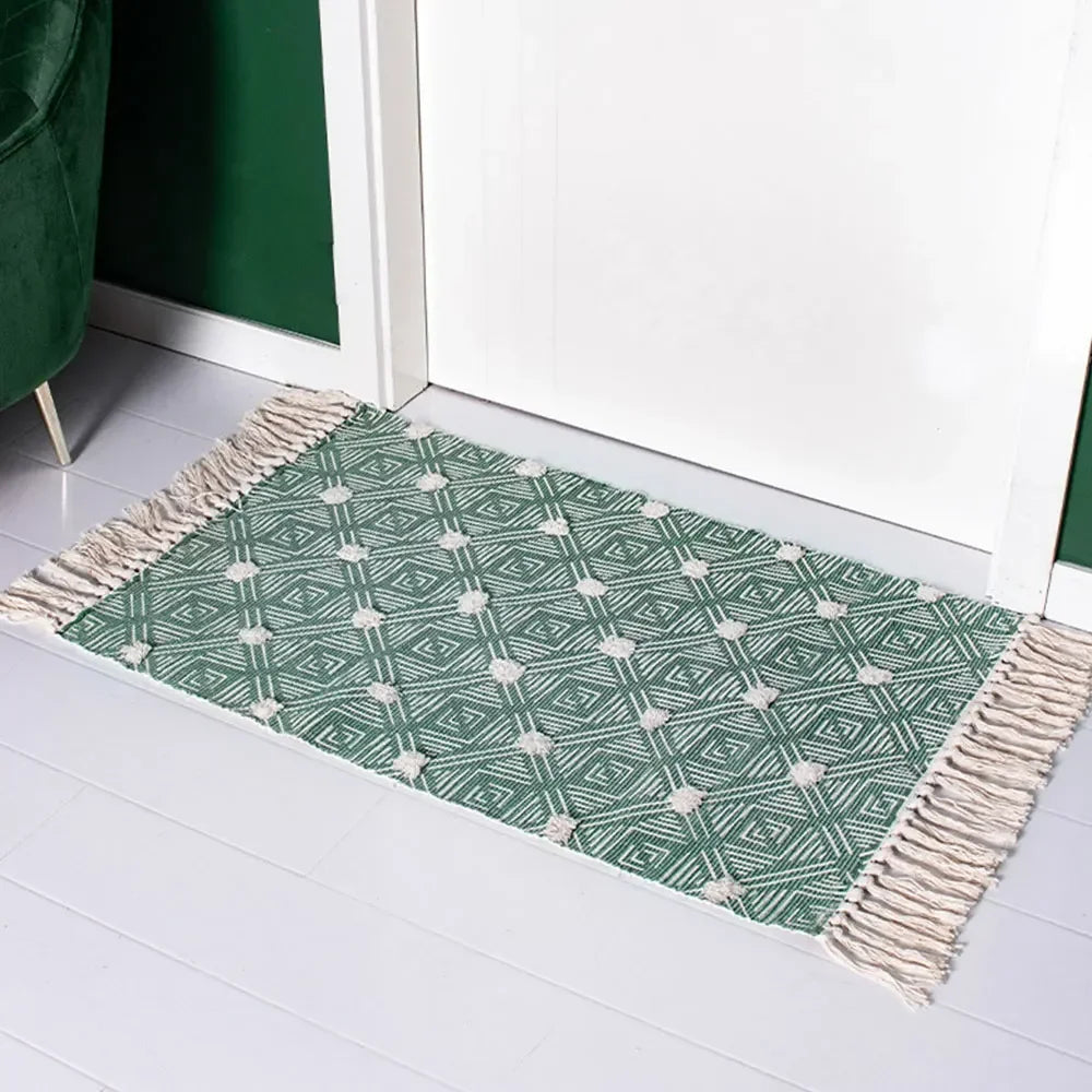 Linea Cotton Tassel Mat