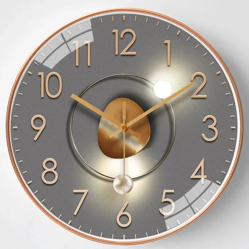 Clear Glass Dial Wall Clock
