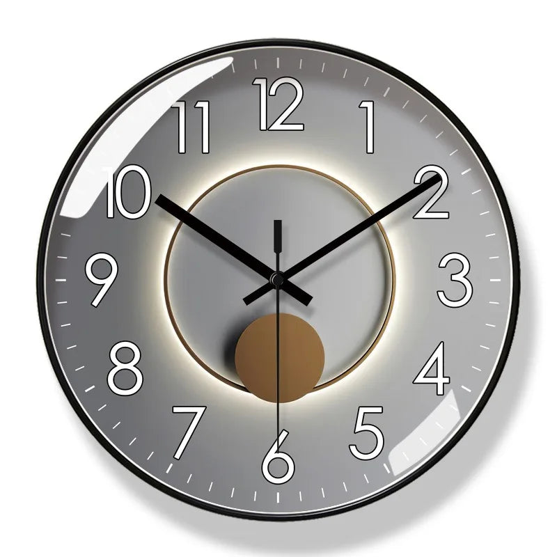 Round Acrylic Silent Wall Clock